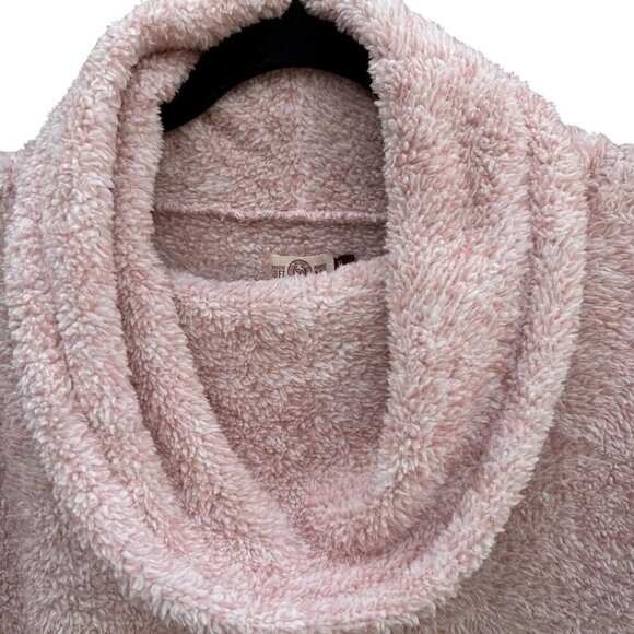 So Womens Cozy Faux Fur Perfectly Soft Fleece Cowl Neck Pullover Sweatshirt XL - Picture 4 of 9